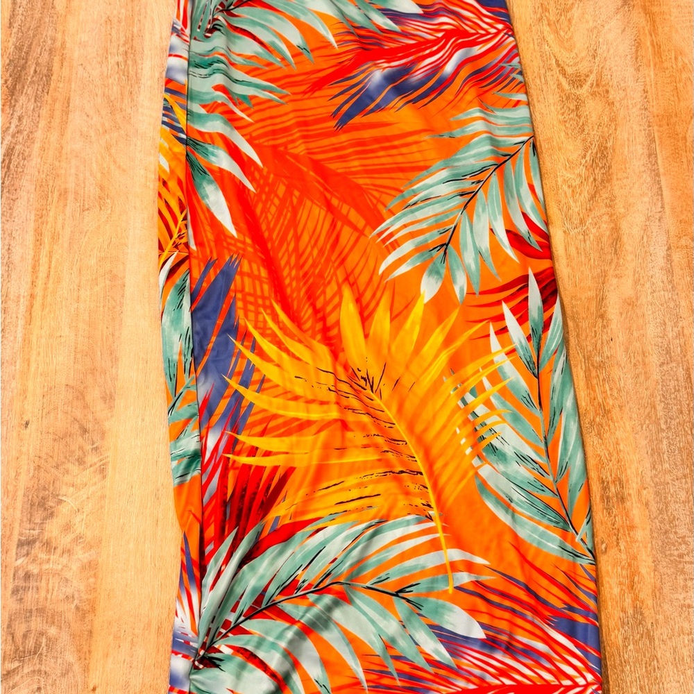 Tropical Print Women's Dress